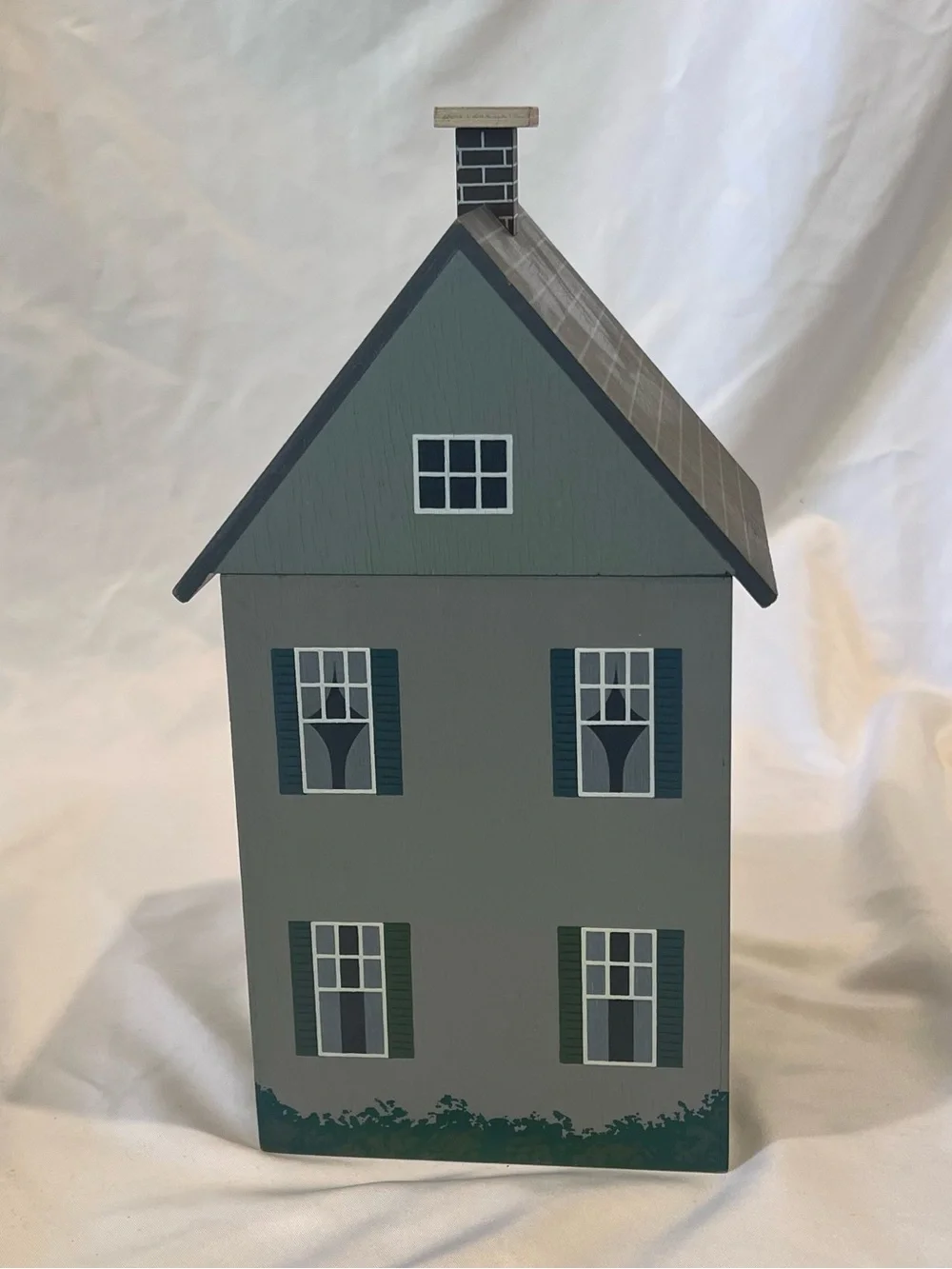 Vintage Wooden Flour House Canister Farmhouse Kitchen Decor